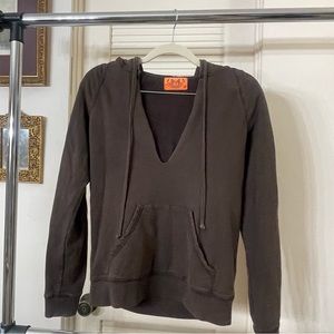 Women’s Brown Juicy Couture Sweatshirt with deep v opening